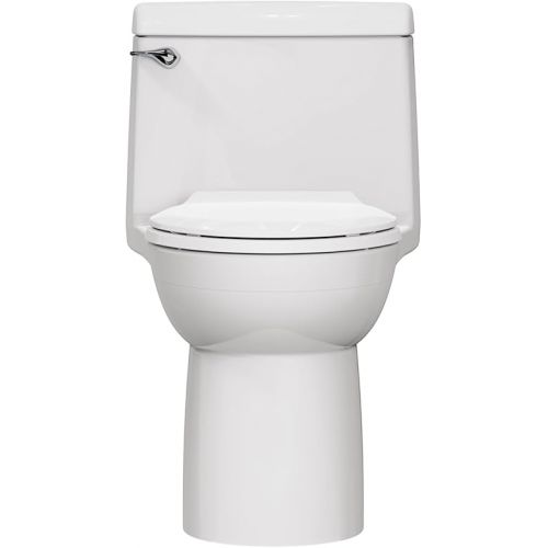  American Standard 2034314.020 Champion 4 One-Piece Toilet with Toilet Seat, Elongated Front, Chair Height, White, 1.6 gpf