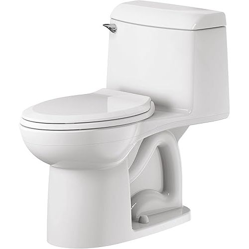  American Standard 2034314.020 Champion 4 One-Piece Toilet with Toilet Seat, Elongated Front, Chair Height, White, 1.6 gpf