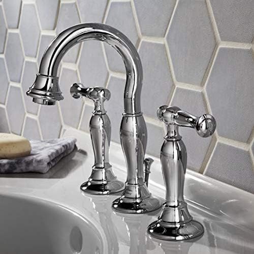  American Standard 7440.801.002 Quentin Widespread Lavatory Faucet with Gooseneck Spout, Polished Chrome