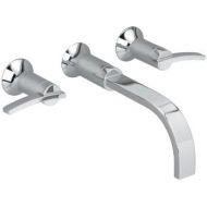 American Standard 7430.451.002 Berwick 2 Lever Handle Wall Mount Lavatory Faucet, Polished Chrome