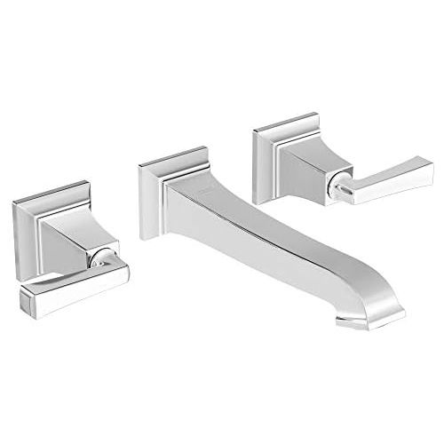  American Standard 7455451.002 Town Square S Two-Handle Wall Mount Faucet, Polished Chrome