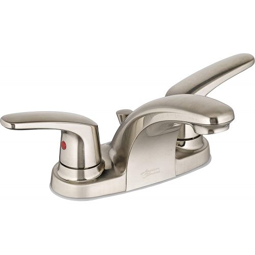  American Standard 7075202.295 COLONY PRO 2-HANDLE CENTERSET W/ 50/50 D, Satin Nickel