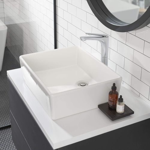  American Standard 7105152.002 Studio S 1-Handle Vessel Bathroom Faucet, Polished Chrome