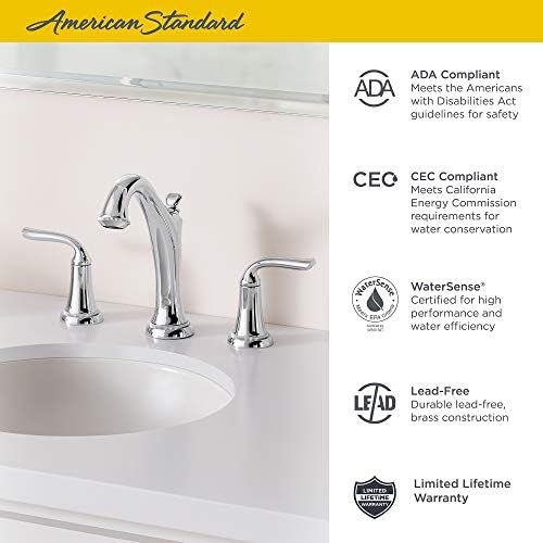  American Standard 7106801.278 Patience Widespread Bathroom Faucet, Legacy Bronze