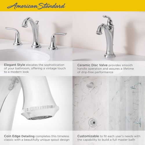  American Standard 7106801.278 Patience Widespread Bathroom Faucet, Legacy Bronze