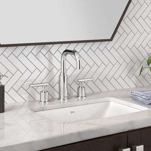  American Standard 2064.831.002 Serin Widespread Bathroom Sink Faucet with Metal Pop-Up Drain, Chrome