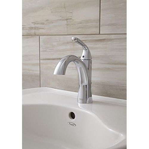  American Standard 7186101.002 Fluent Single Control Bathroom Faucet with Pop-up Drain, 18 in x 18 in, Polished Chrome