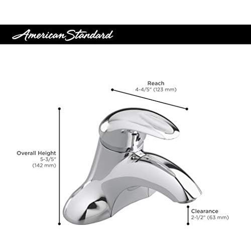  American Standard 7385.000.002 Reliant 3 Bathroom Centerset Faucet, Polished Chrome