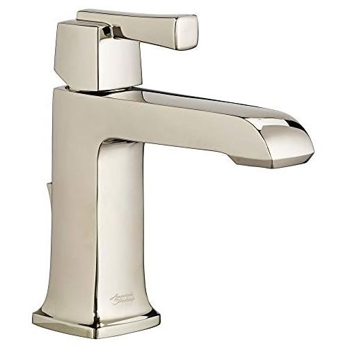  American Standard 7353101.013 Townsend Handle Single-Hole Bathroom Faucet with Speed Connect Drain in Polished Nickel