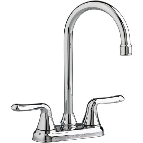  American Standard 2475500F15.002 Colony Soft 2-Handle High-Arc Bar Faucet with 1.5 gpm Aerator, Polished Chrome