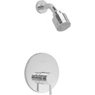 American Standard T064501.002 Serin Shower Only Trim Kit with 3 Function Adjustable Showerhead and Brass Escutcheon, Polished Chrome