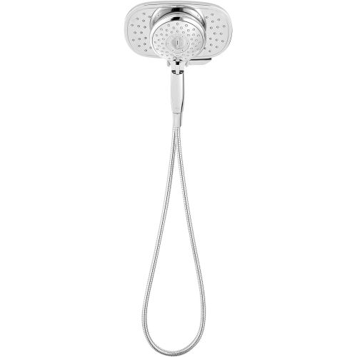  American Standard 9035254.002 Spectra+ Duo 4-Function 2-In-1 Shower Head, 2.5 GPM, Polished Chrome