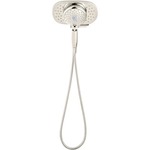  American Standard 9035254.002 Spectra+ Duo 4-Function 2-In-1 Shower Head, 2.5 GPM, Polished Chrome