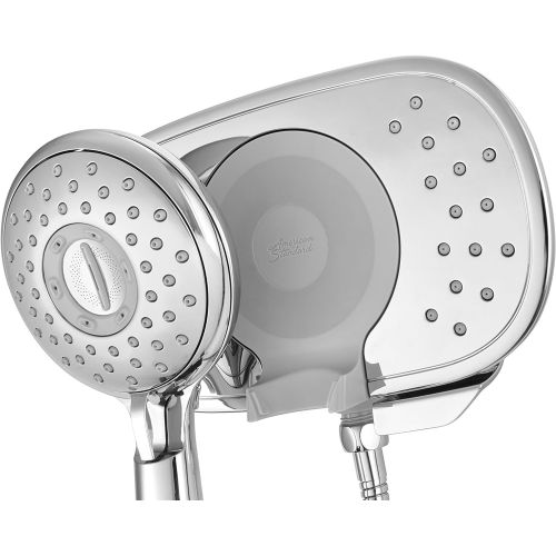  American Standard 9035254.002 Spectra+ Duo 4-Function 2-In-1 Shower Head, 2.5 GPM, Polished Chrome