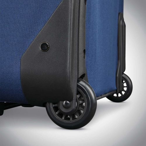  American Tourister Fieldbrook XLT Softside Upright Luggage, Navy, 4-Piece Set (BB/DF/21/25)