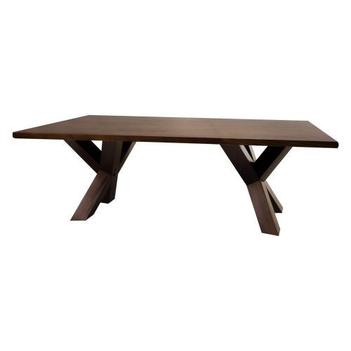  American Trails Ridgefield Coffee Table with 1 Thick Solid Walnut Wood Top