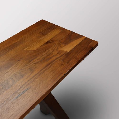  American Trails Ridgefield Coffee Table with 1 Thick Solid Walnut Wood Top