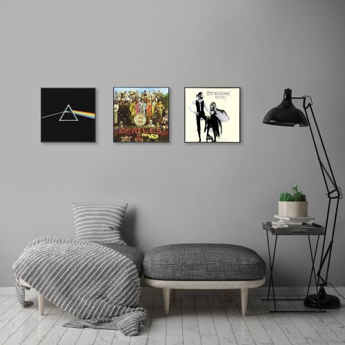 Americanflat Album Frame | Displays 12.5x12.5 inch Album Covers. Polished Plexiglass. Hanging Hardware Included!