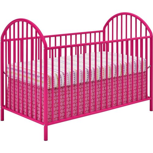  Ameriwood Home Adjustable Pink Metal Crib by Cosco by Ameriwood Home