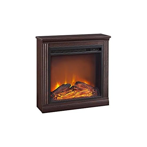  Ameriwood Home Bruxton Electric Fireplace, Cherry