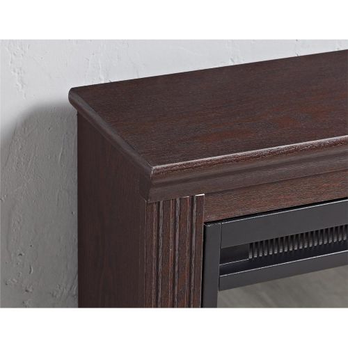  Ameriwood Home Bruxton Electric Fireplace, Cherry