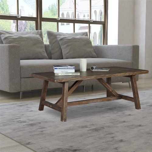  Ameriwood Home Bennington Coffee Table, Natural