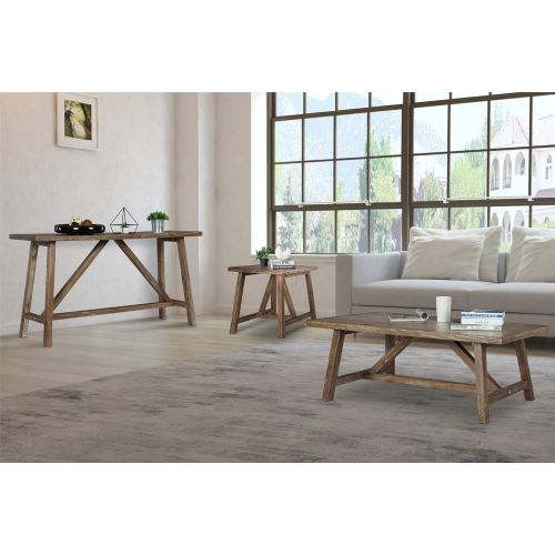  Ameriwood Home Bennington Coffee Table, Natural