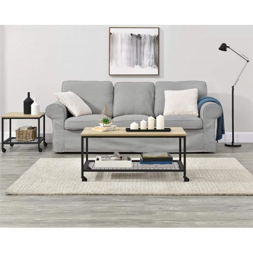  Ameriwood Home 5264885COM Brookspoint Coffee Table Golden Oak