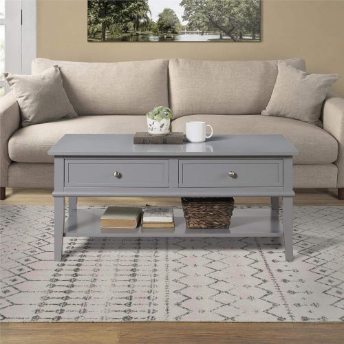  Ameriwood Home Franklin Coffee Table, Gray