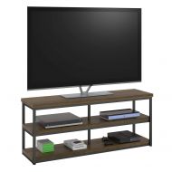 Ameriwood Home Ashlar TV Stand for TVs up to 65, Weathered Oak