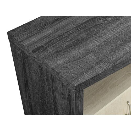  Ameriwood Home Winlen TV Stand for TVs up to 50 with 2 Fabric Bins, Espresso