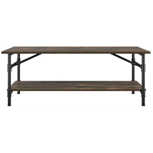  Ameriwood Home Carter TV Stand for TVs up to 55, Rustic