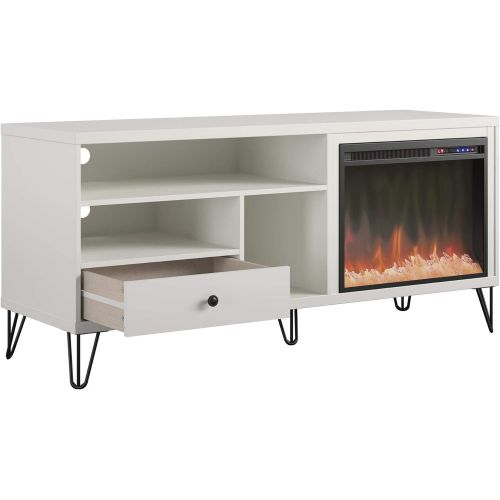  Ameriwood Home Owen Fireplace TV Stand up to 65 in White