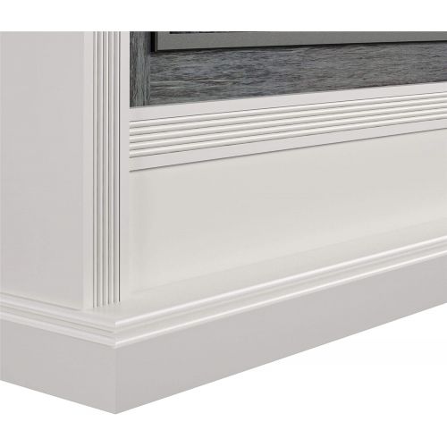  Ameriwood Home Lamont Electric, White Fireplace