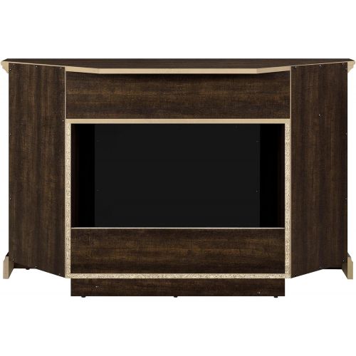  Ameriwood Home Overland Electric Corner Fireplace for TVs up to 50 Wide, Espresso