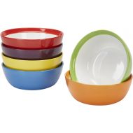 [아마존베스트]Amethya Premium Ceramic Set of 6, Colorful Meal Stoneware (Breakfast Bowls)