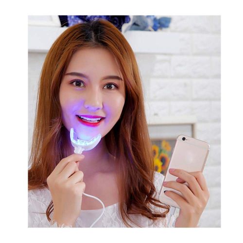  Amhuui Teeth Whitening Trays,Teeth Whitening Light by Starlite Smile,LED Teeth Whitener, USB Charge