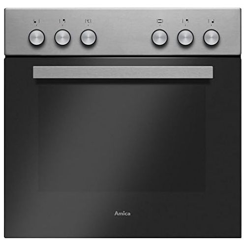  [아마존베스트]Amica EHC 933 021 E Built-In Cooker Set with Glass Ceramic Hob, Schott Ceran - Stainless Steel