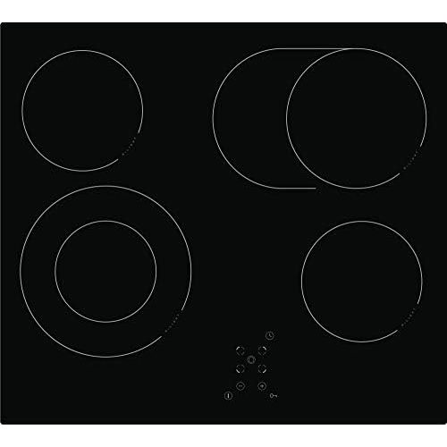  [아마존베스트]Amica Self-sufficient Oven Set Glass Ceramic Hob 60 cm Recirculation Telescopic Pull-Out Roasting Dish Zone Two Circuit Zone Frameless XXL Large Oven