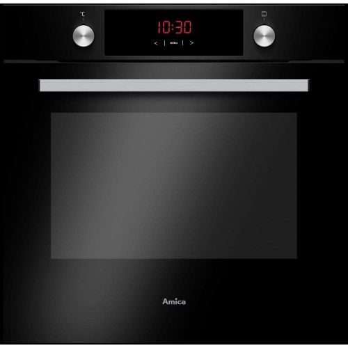  [아마존베스트]Amica Self-sufficient Oven Set Glass Ceramic Hob 60 cm Recirculation Telescopic Pull-Out Roasting Dish Zone Two Circuit Zone Frameless XXL Large Oven