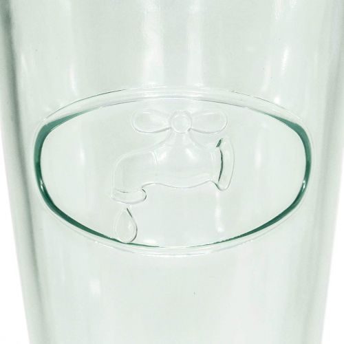 Amici Home Italian Recycled Green Water Tap Hiball Glass, 16oz, Set of 6
