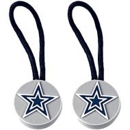 Aminco NFL Unisex NFL Sports Team Zipper Pull Charm Tag Set for Luggage and Pet ID - 2 Pack