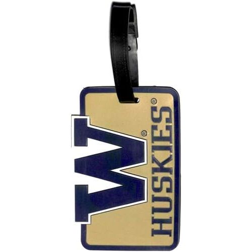  aminco NCAA Washington Huskies Soft Bag Tag