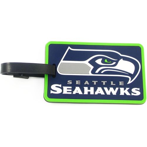  aminco Seattle Seahawks - NFL Soft Luggage Bag Tag