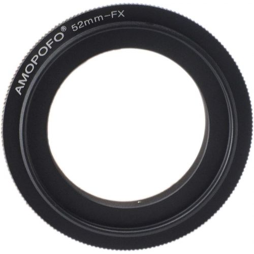  Amopofo 52mm to FX Filter Thread Macro Reverse Mount Adapter Ring,&for Fujifilm FX X Mount X-A5 X-A20 X-A10 X-A3 X-A2 X-A1 X-T2 X-E3 X-E2S X-E2 X-E1 X-T100 X-T10 X-T1IR X-T1 X-T20 X-H1 X-M