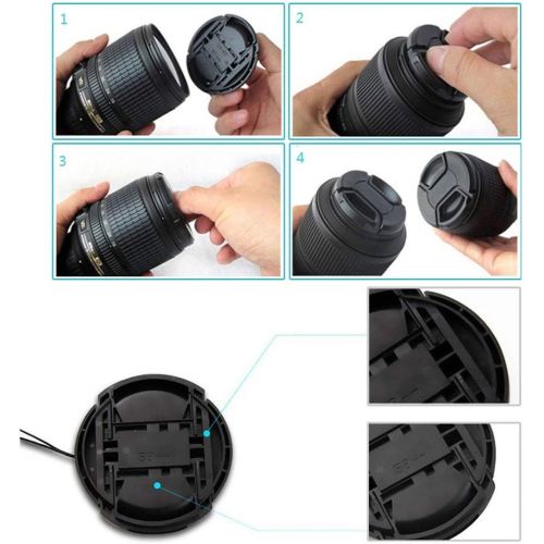  Amopofo 72mm Lens Cap Compatible with for Nikon &for Canon &for Sony Any Lenses with Ø 72mm Camera