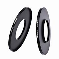 Amopofo 37mm to 82mm Step-Up Lens Adapter Ring for Canon,Nikon,Sony,Fuji, Camera Lens UV,ND,CPL Camera Filters,with Matte Black Electroplated Finish, Ultra-Slim (37 to 82mm)