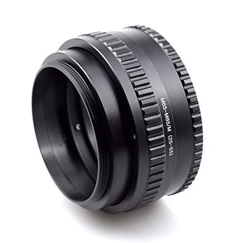  Amopofo M65 to M65 25-55mm Adjustable Focusing Helicoid Adapter Macro Tube 25mm-55mm