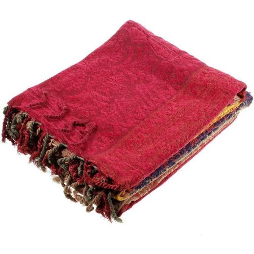  [아마존 핫딜] [아마존핫딜]Amorus amorus Chenille Jacquard Tassels Sofa Throw Blankets for Bed Couch Decorative Soft Chair Cover - Colorful Tribal Pattern (M)