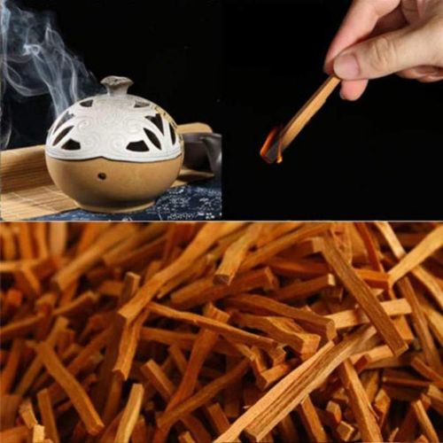  인센스스틱 Amosfun Sandalwood Sticks Incense Wood Smudge Powder-Bag Sandalwood Wood Fragrant Palo Santo Stick Incense Sandalwood Burning Incense Stick for Fragrance Incense Home